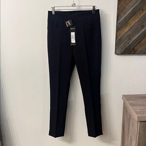 Navy Blue Slim Fit Pants